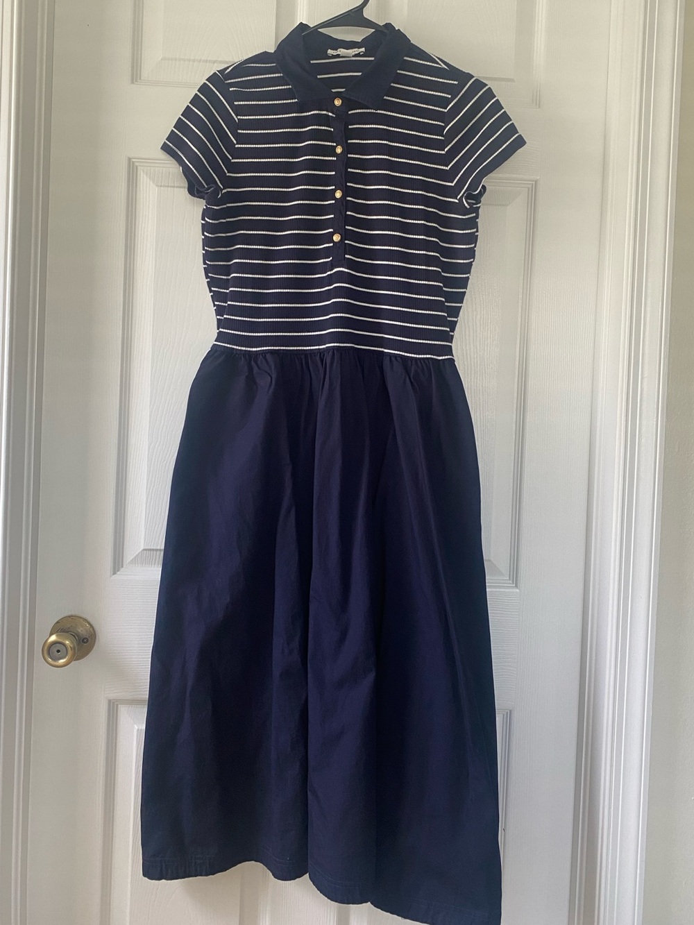 Free Assembly Navy Striped Dress